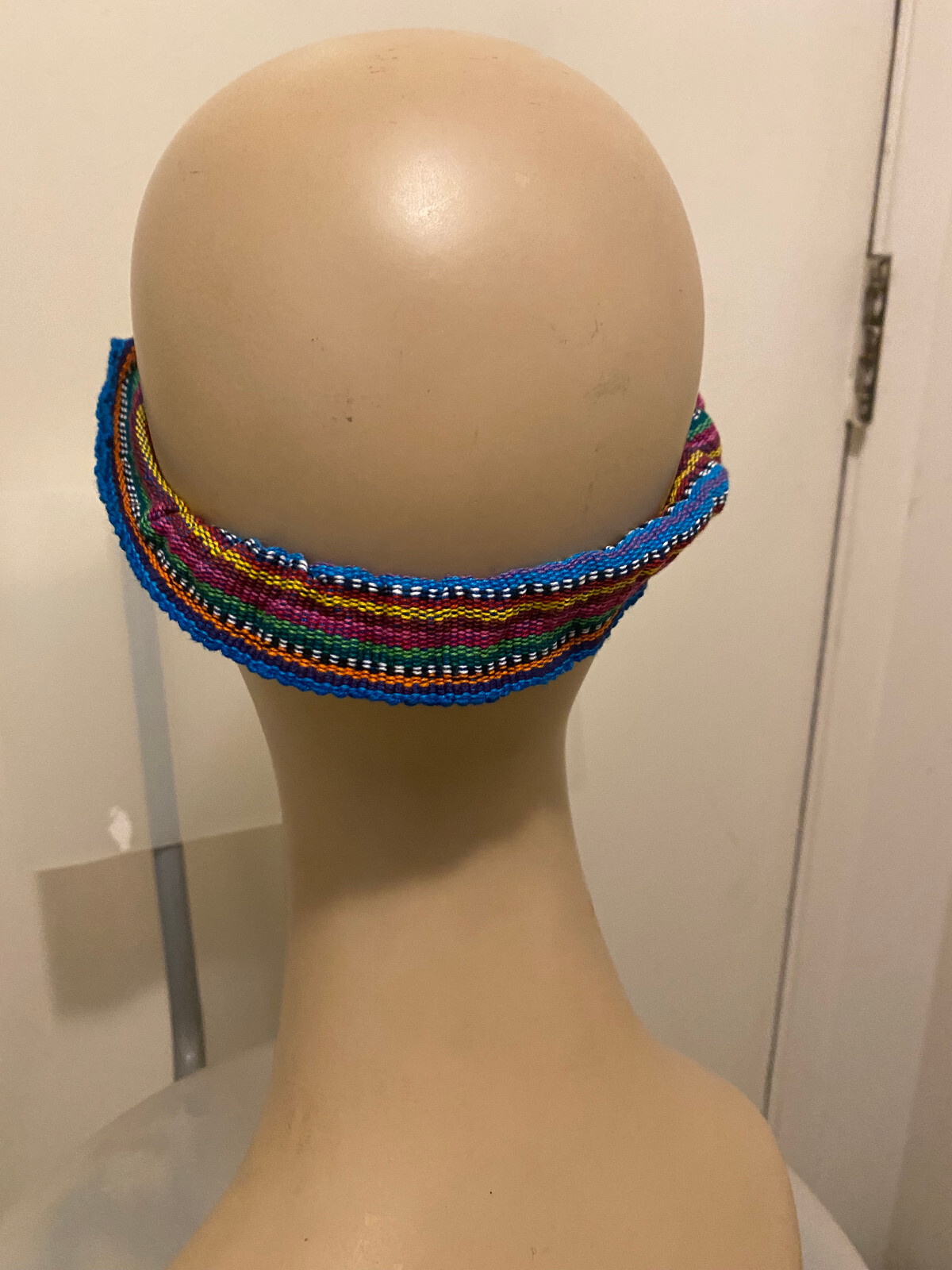 Braided strap headband Guatemalan cotton Colorful Tribal Elastic Women Child BS
