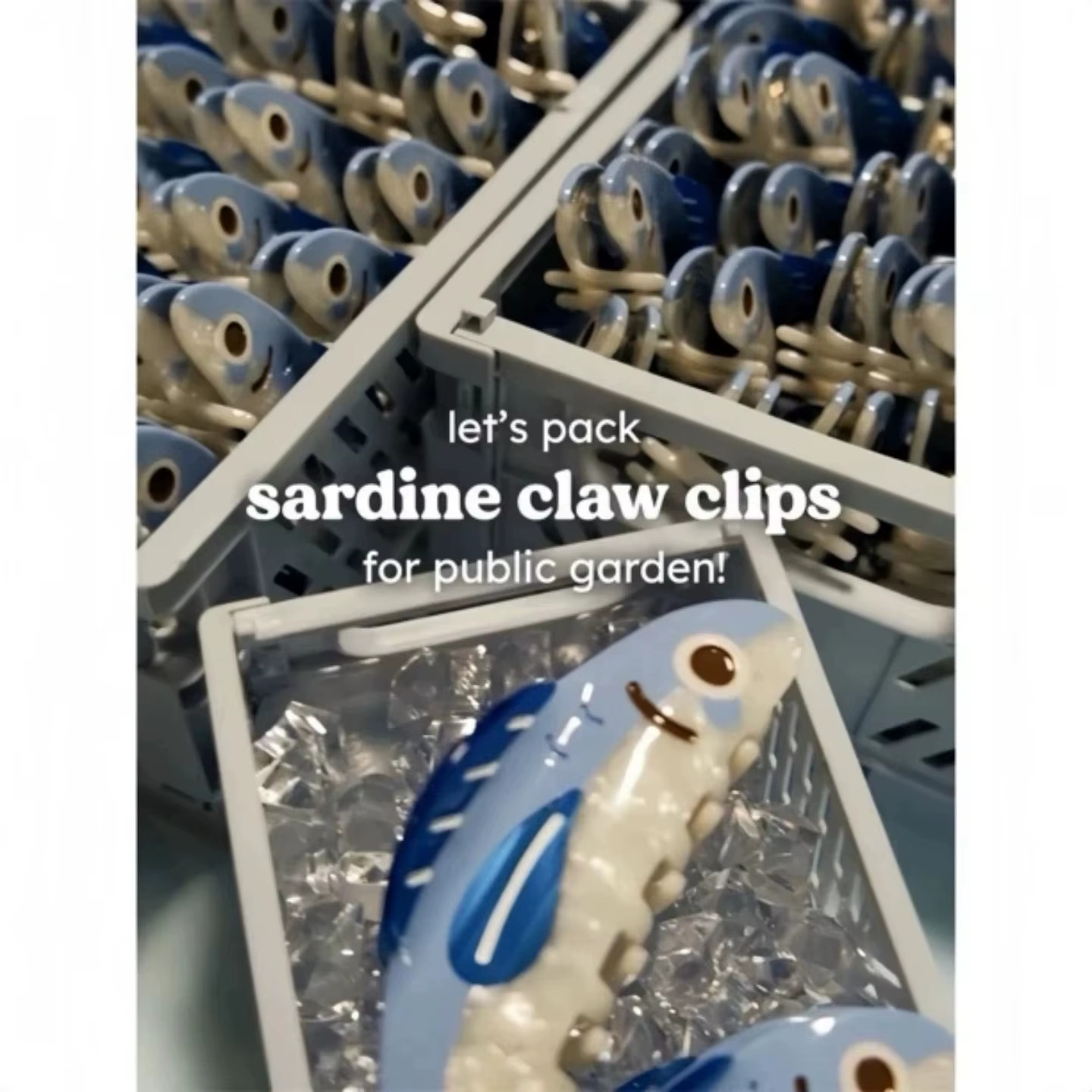 1Pcs Creative Ocean Sardine Hair Clip Cute Shark Texture Ponytail Holder Female