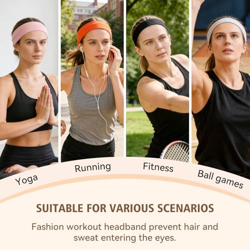 8PCS Soft Elastic Stretch Workout Sports Black+Dark Blue+Dark Gray+Light Gray