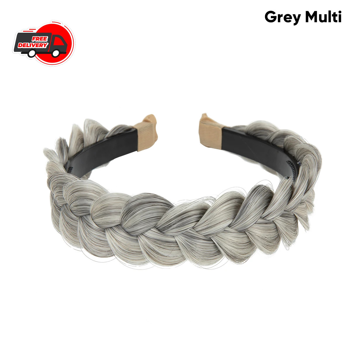 Headband Synthetic Hair Plaited Headband Braid Braided & Teeth Hair Band Beauty