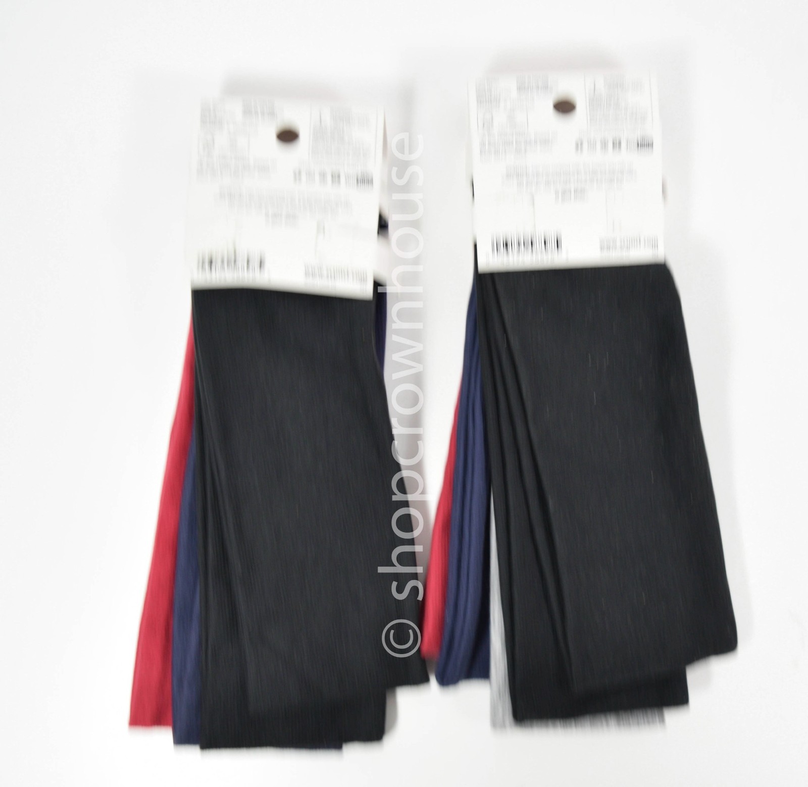 9 No Damage All Day Hold Headwraps -RED BLACK NAVY GRAY