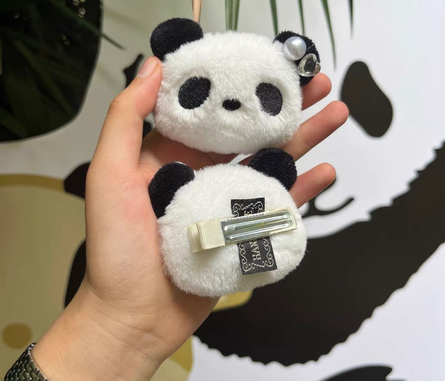 Chinese Panda Hair Clip Cute Kawaii Hair Pin for Women Girls