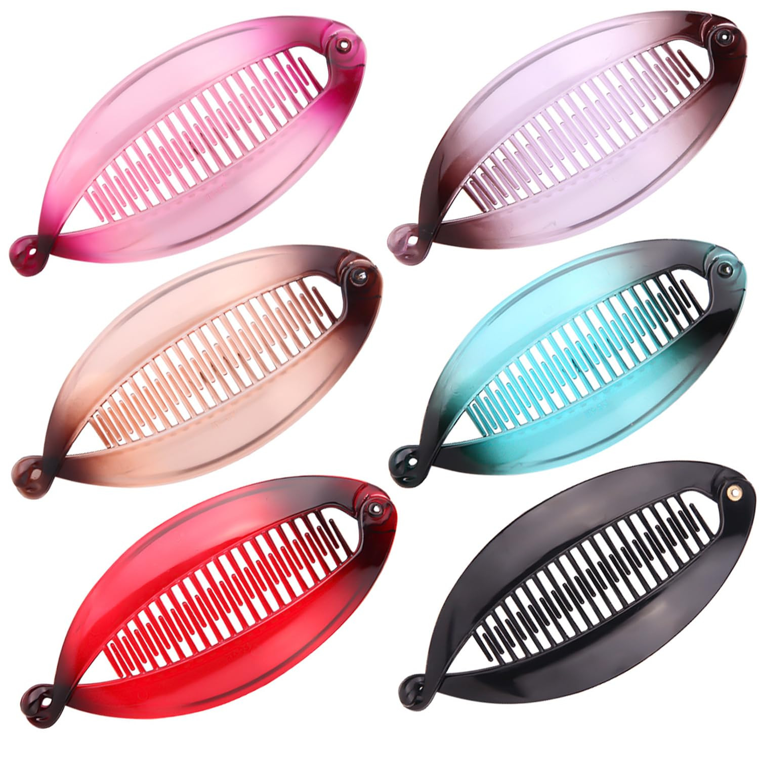 Fishtail Hair Clips and Clincher Tools for Thin Hair – Double Banana Combs for W