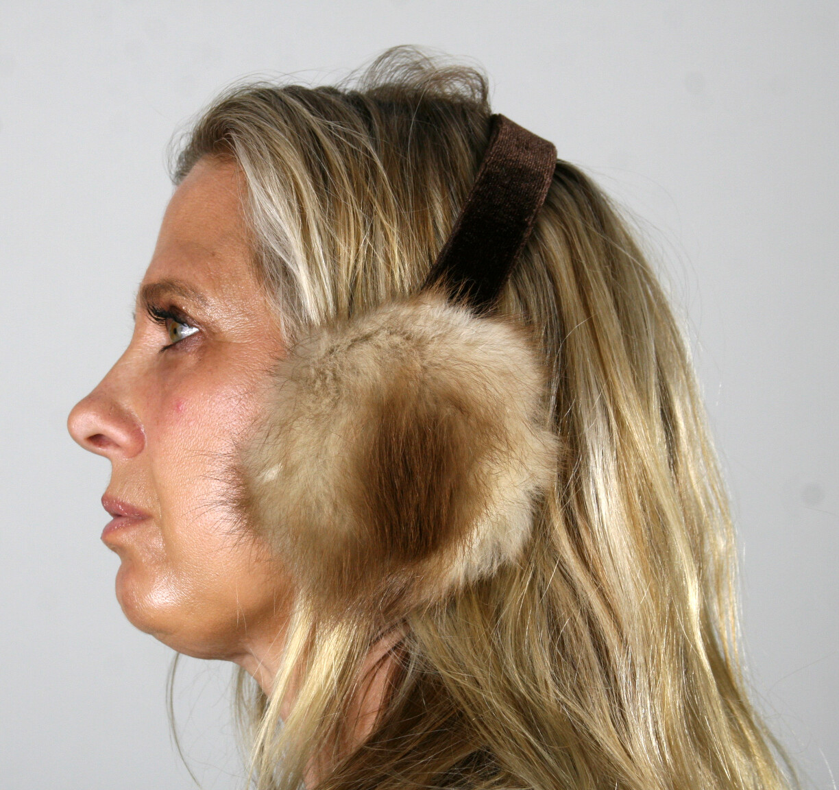 New Stone Martin Fur Ear Muffs Efurs4less