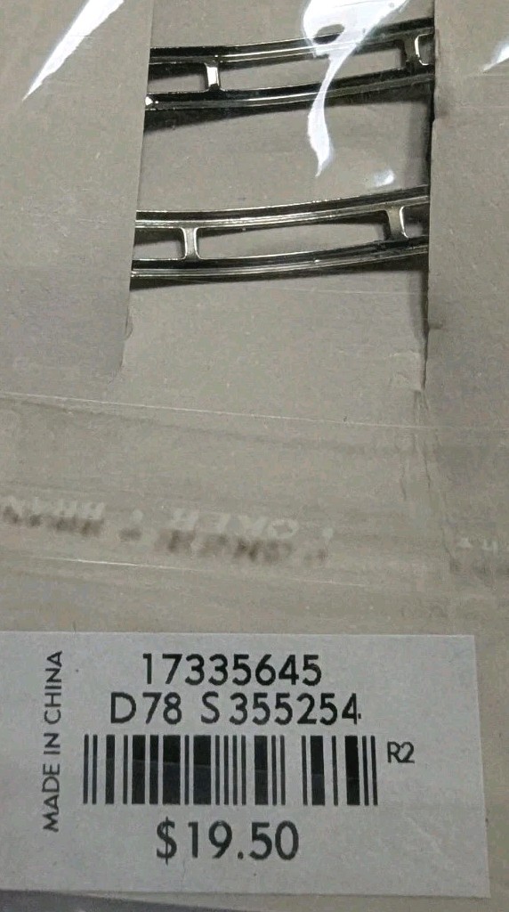 Ann Taylor Loft Barrette New NWT Silvertone Hair Clip Accessory Chain Link