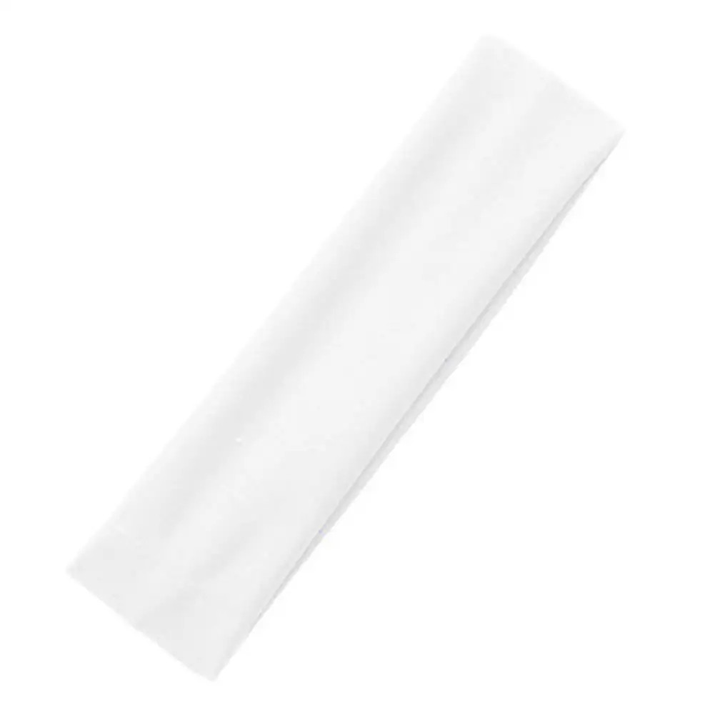 Stretchy Solid Headband Yoga Running Gym Sports Sweatband Men Women Black