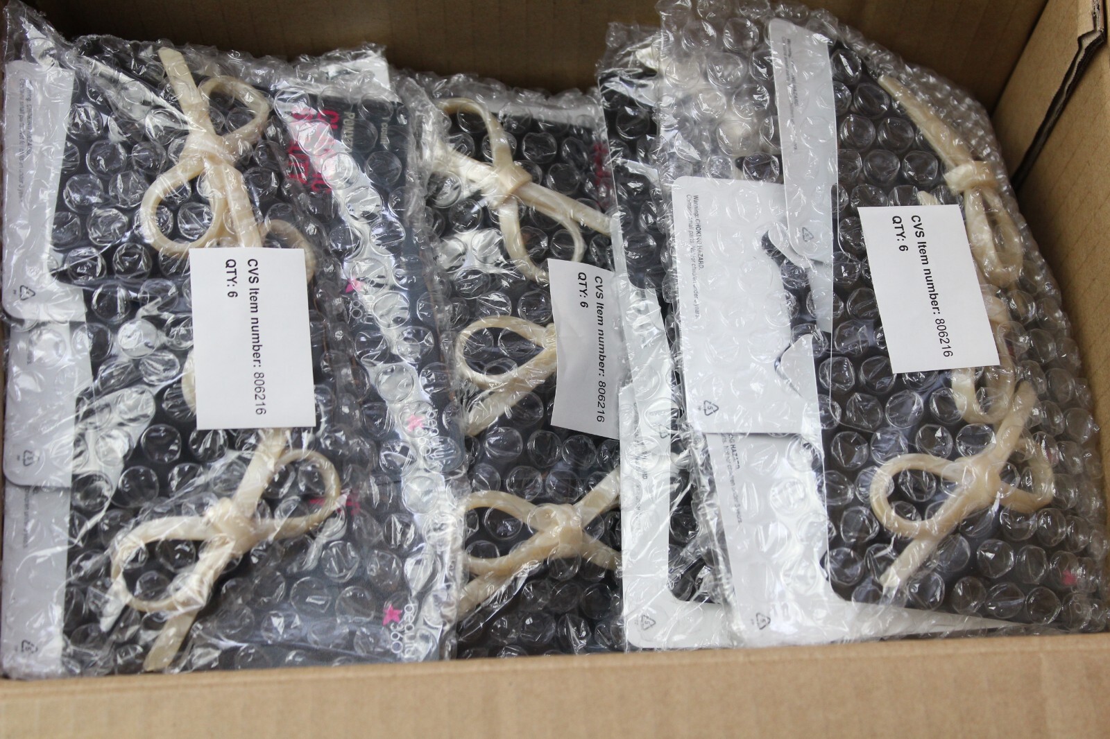 CASE OF 144 PCS – Ponytailer – Ribbon Bow Hair Holder, Stocking Stuffers, RESELL