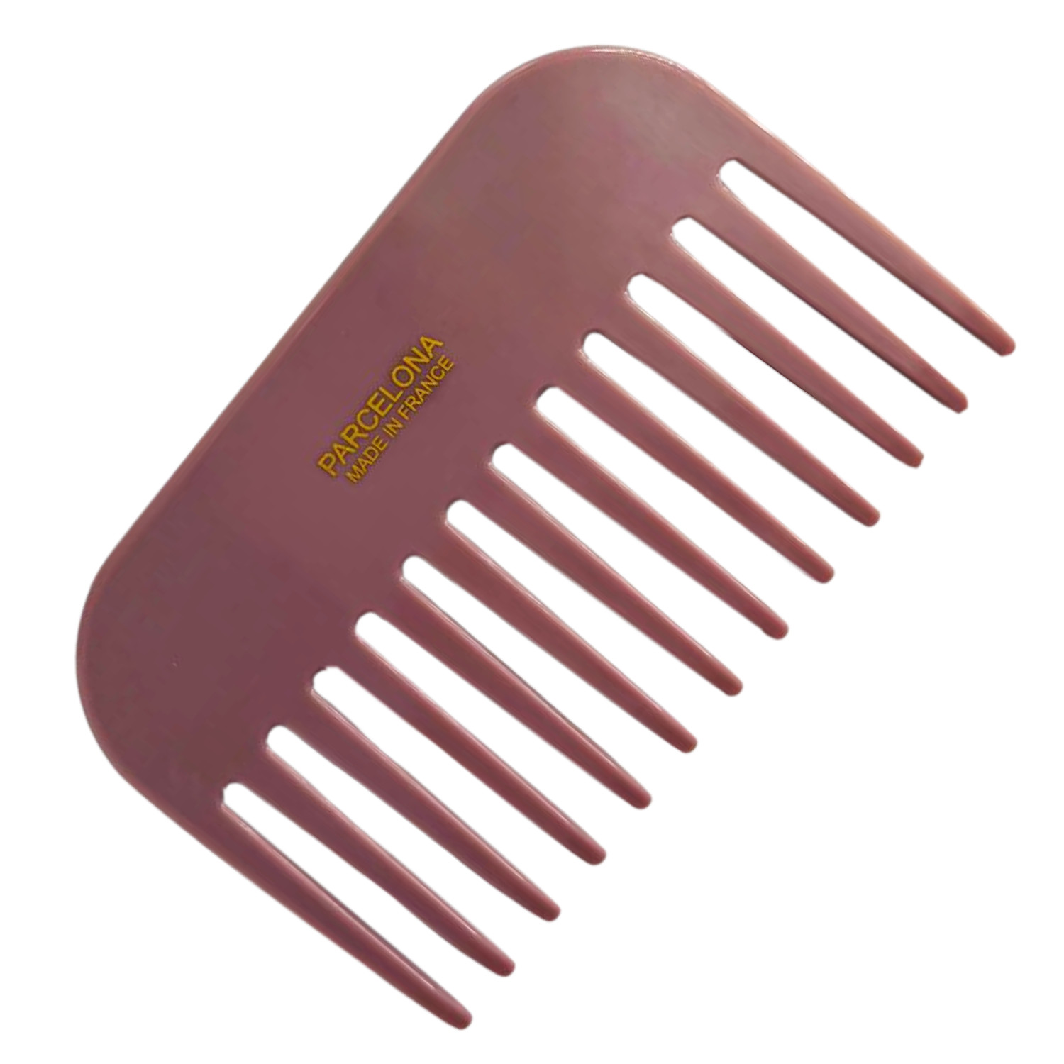 Parcelona Wide Tooth French Detangling Comb – Cellulose Acetate Hair Comb for
