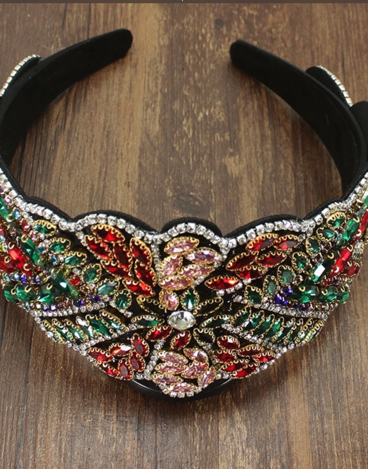 Baroque Women’s Headband Hairband Rhinestone Jewelled Tiara Crown
