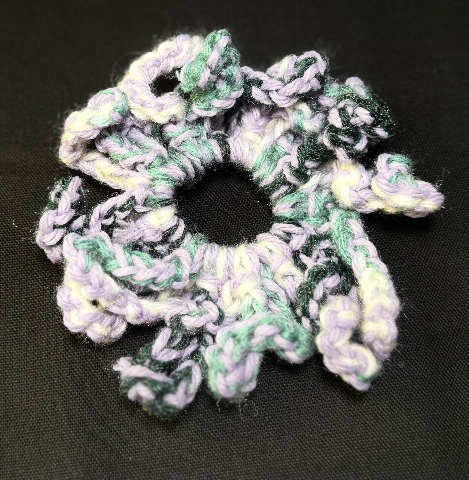 Crochet Hair Tie/Scrunchy Multicolors