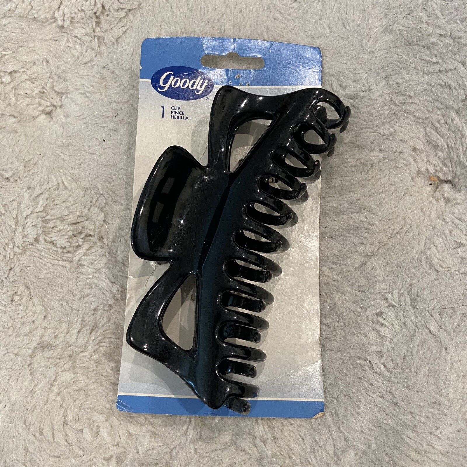 Goody Vintage y2k XL Black Claw Hair Clip 2003 Deadstock