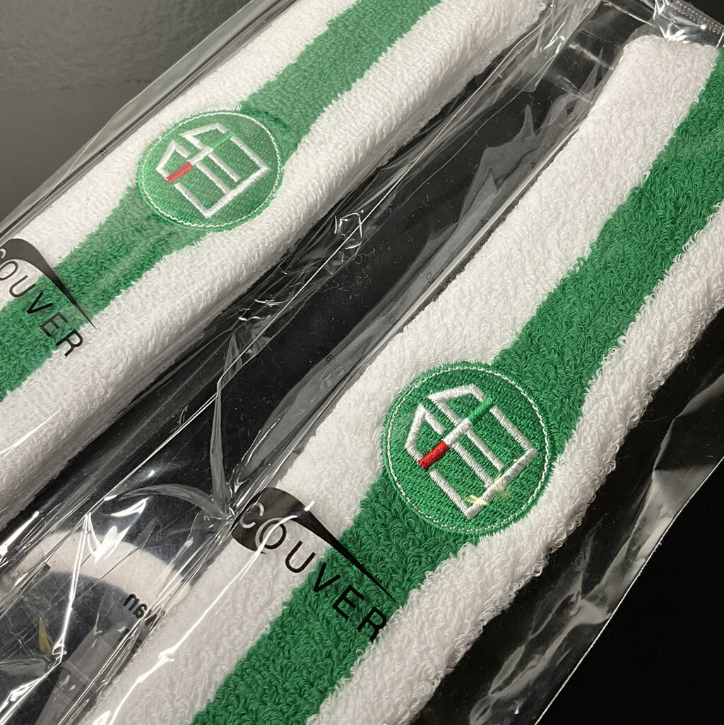 Couver Unisex Premium Quality Tennis Style Terry Cloth Sweat Headband 2-Pack