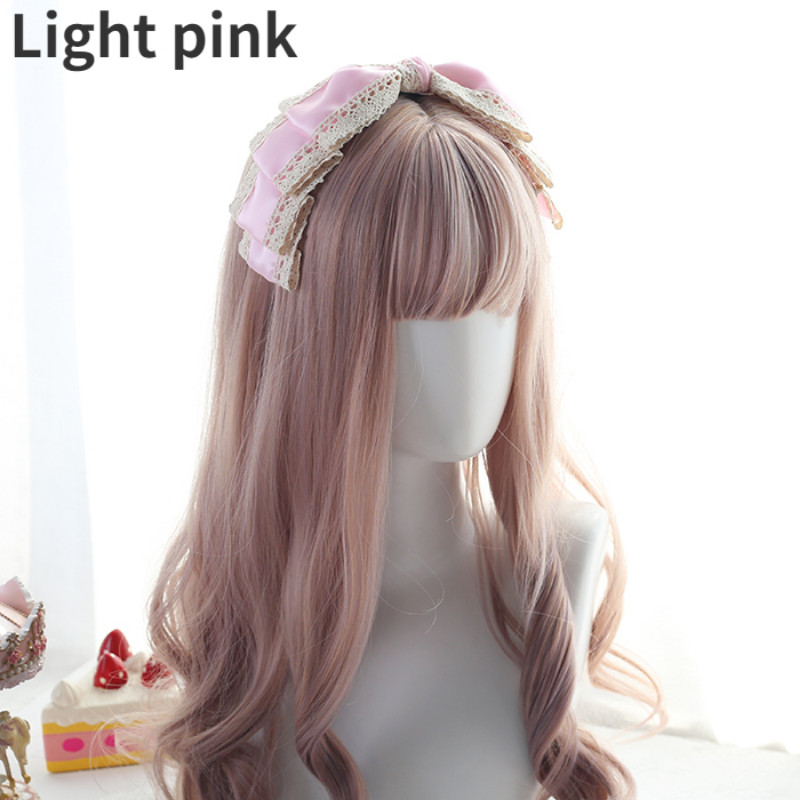 Princess Girl Lolita Headband Headwear Gothic Headdress Bowknot Hair Accessory