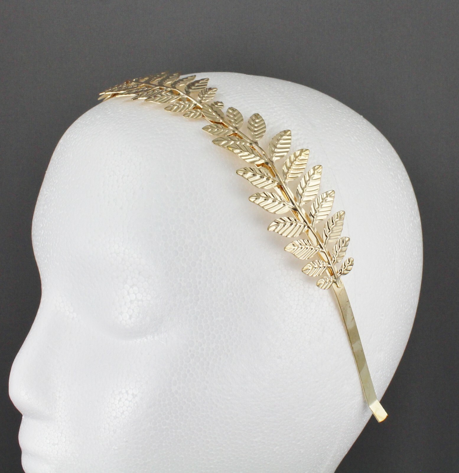 Gold shiny Laurel Leaf crown Leaves headband hair band greek toga roman costume