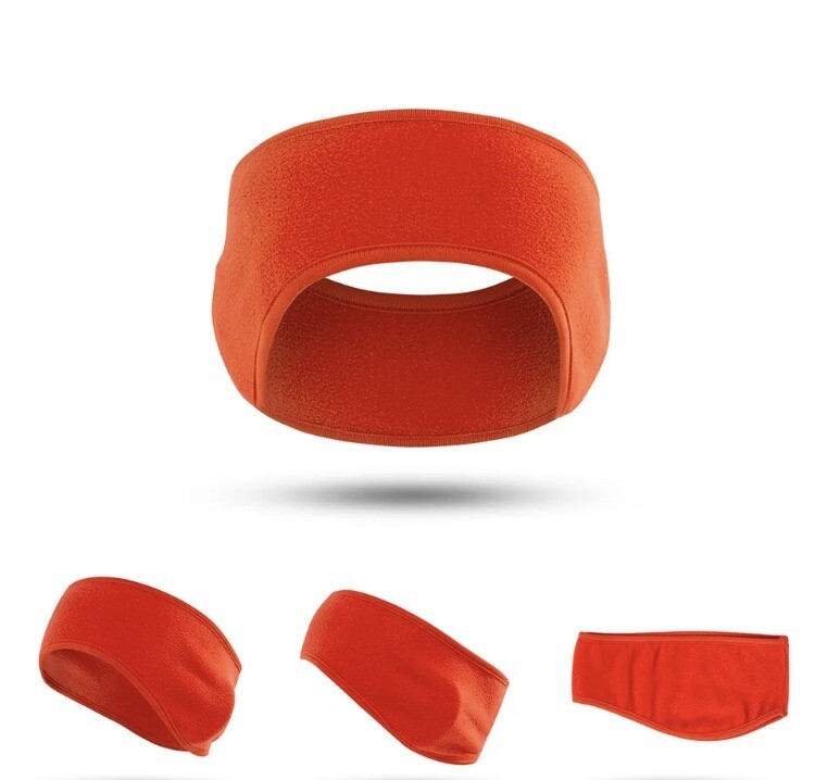Set Of 5 Unisex Ear Warmer Headbands Fleece Winter Ski Running Cycling
