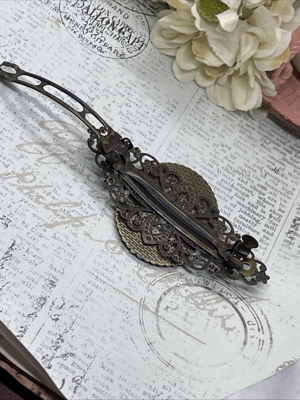 Skull Wicca Gothic Dragon pagan Wedding Gift Hair Clip Jewelry Comb viking