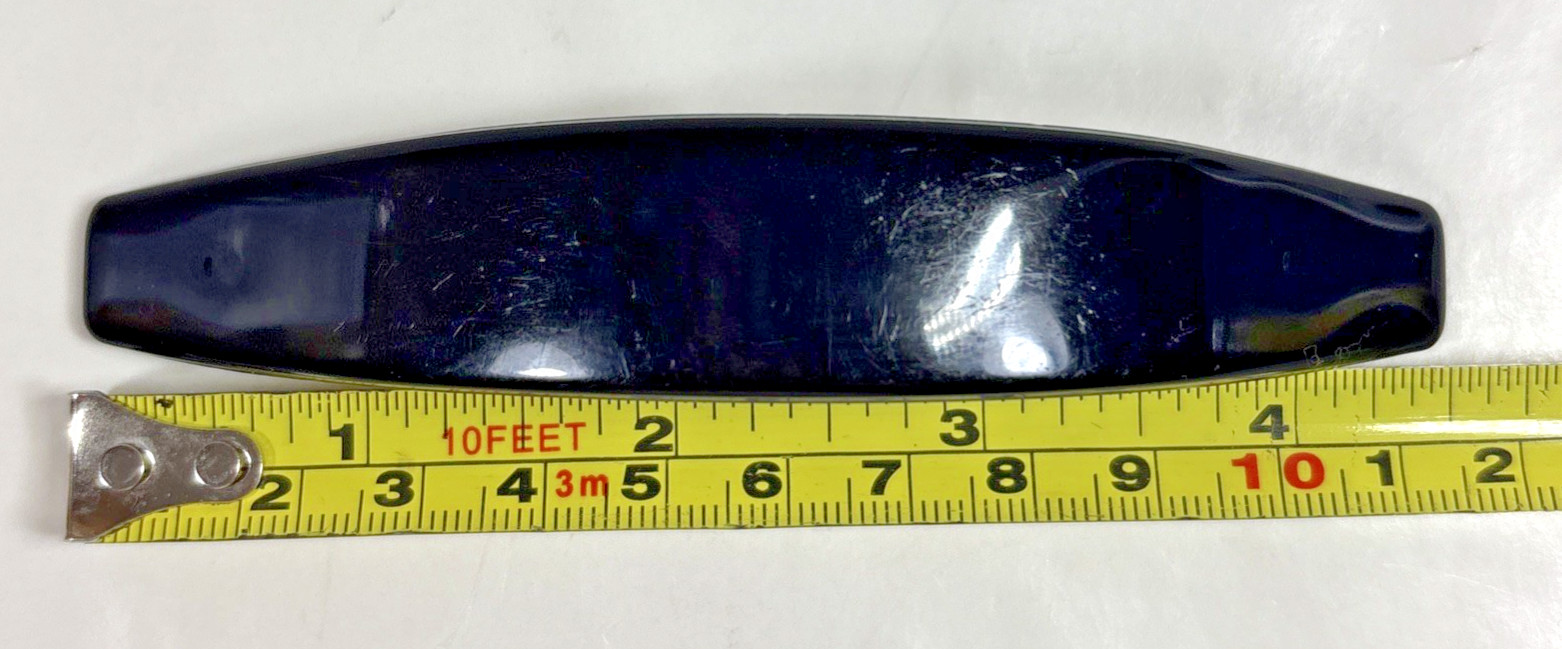Hair Barrette Women’s Made in France Large Black Plastic 4.5″