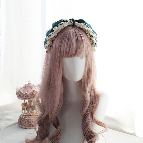 Princess Girl Lolita Headband Headwear Gothic Headdress Bowknot Hair Accessory