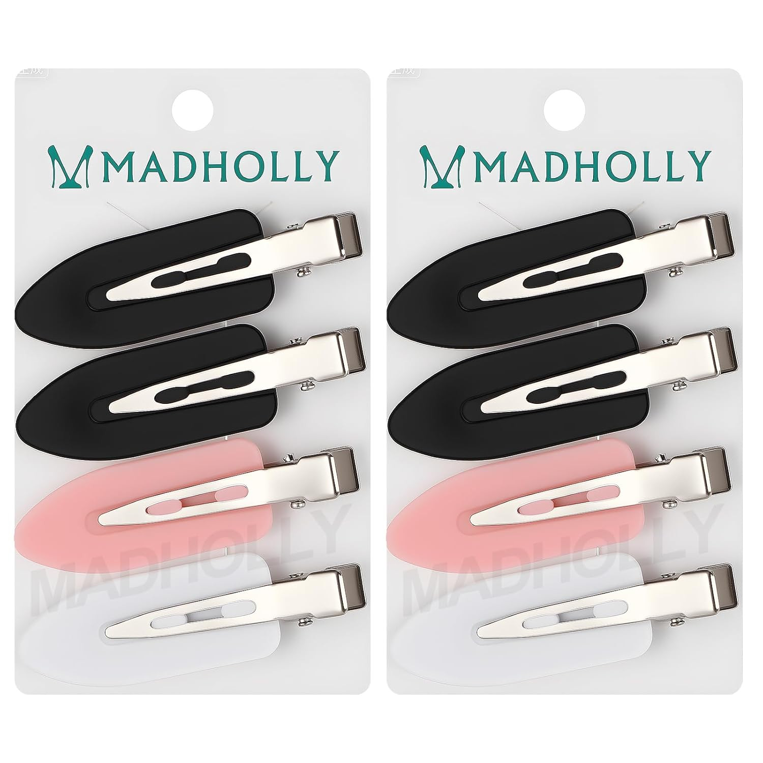8Pcs No Bend No Crease Hair Clips- Styling Duck Bill Clips Alligator Hair Barret