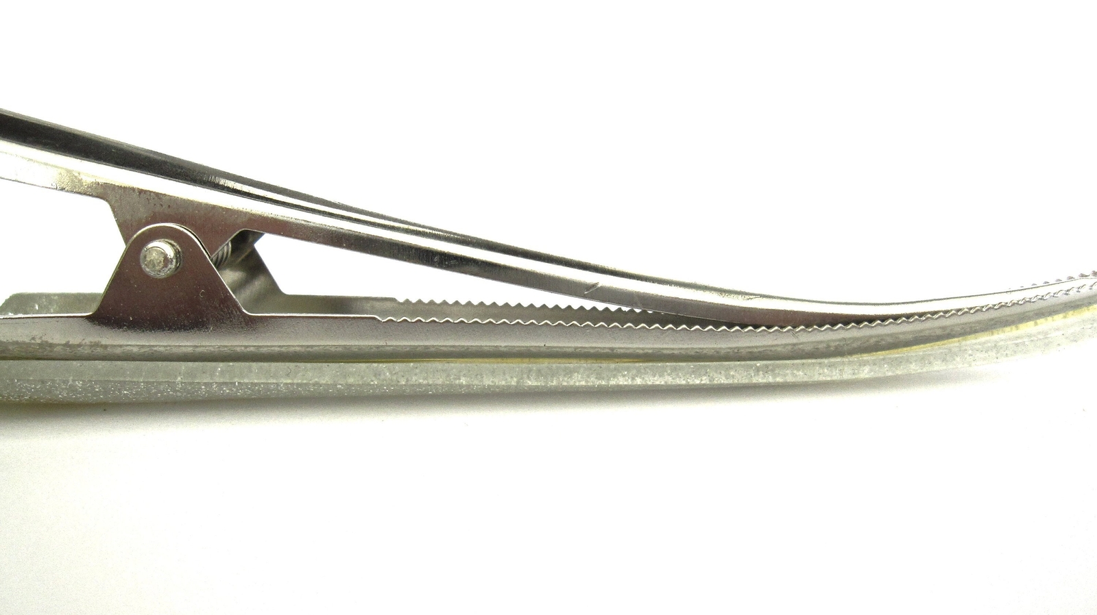 Silver gold glitter acrylic and metal alligator hair claw clip clamp