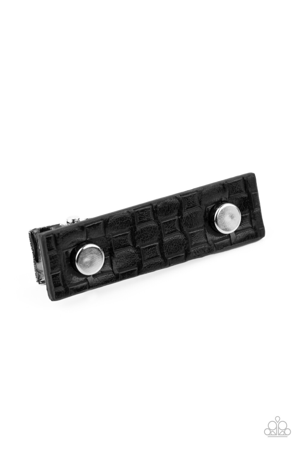 Paparazzi – Pleasantly Patterned – Black Leather
