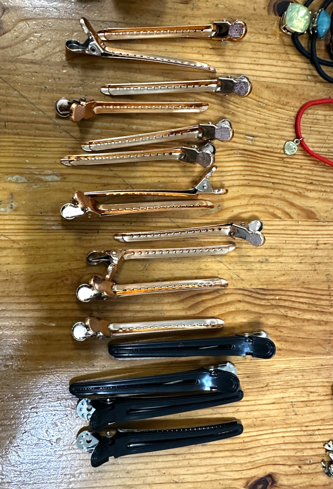 Lots Metal Hair Clips Duckbill Clips Scrunchies Hair Ties *Flaws