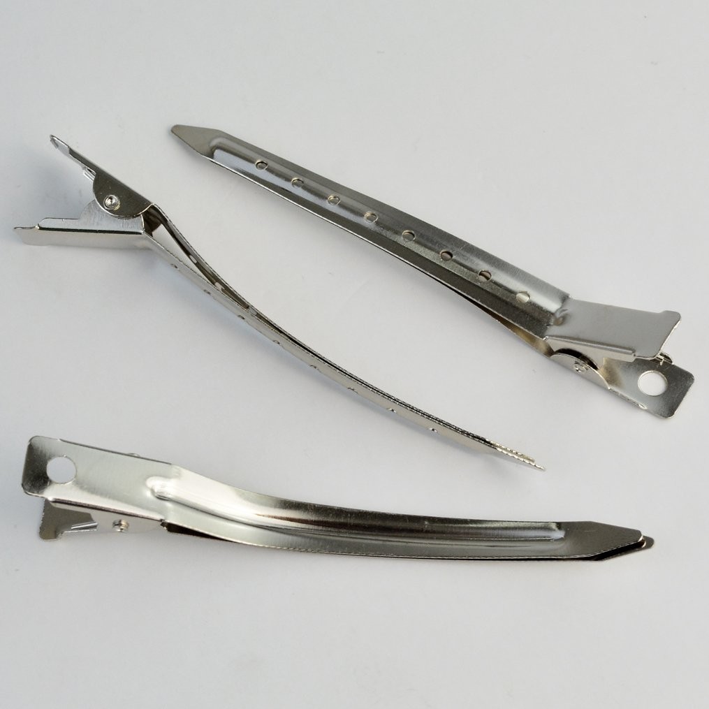 24 Duck Bill Clips – 3.5” Rustproof Metal Hair Styling Essentials