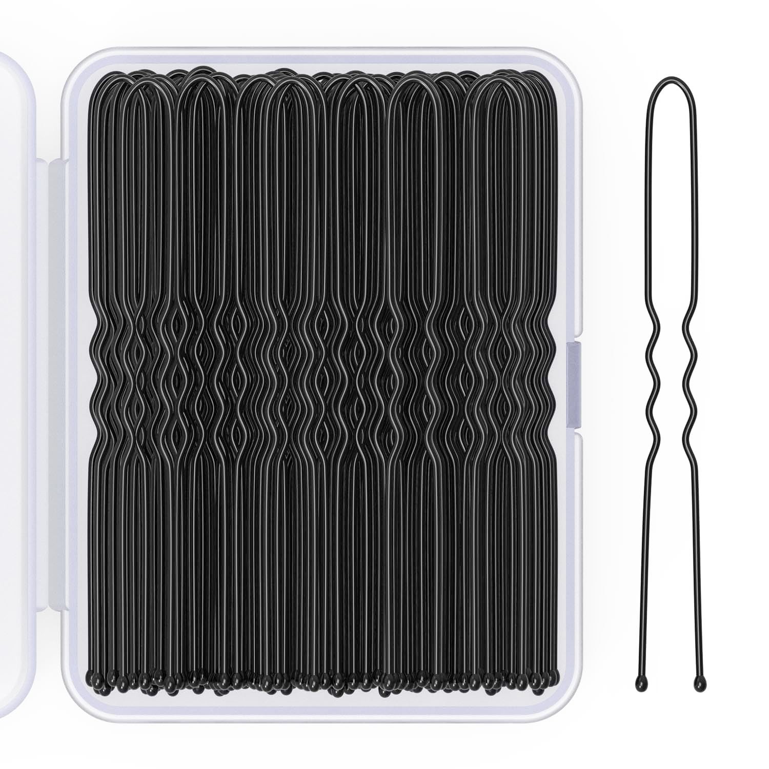 2.8 Inch U Shaped Hair Pins for Women Girls, Long Hair Pin Bobby Pin for Secu…