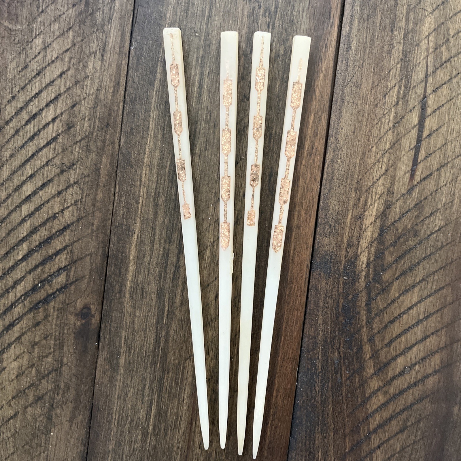 Set Of 4 Chopsticks / Hair Pins