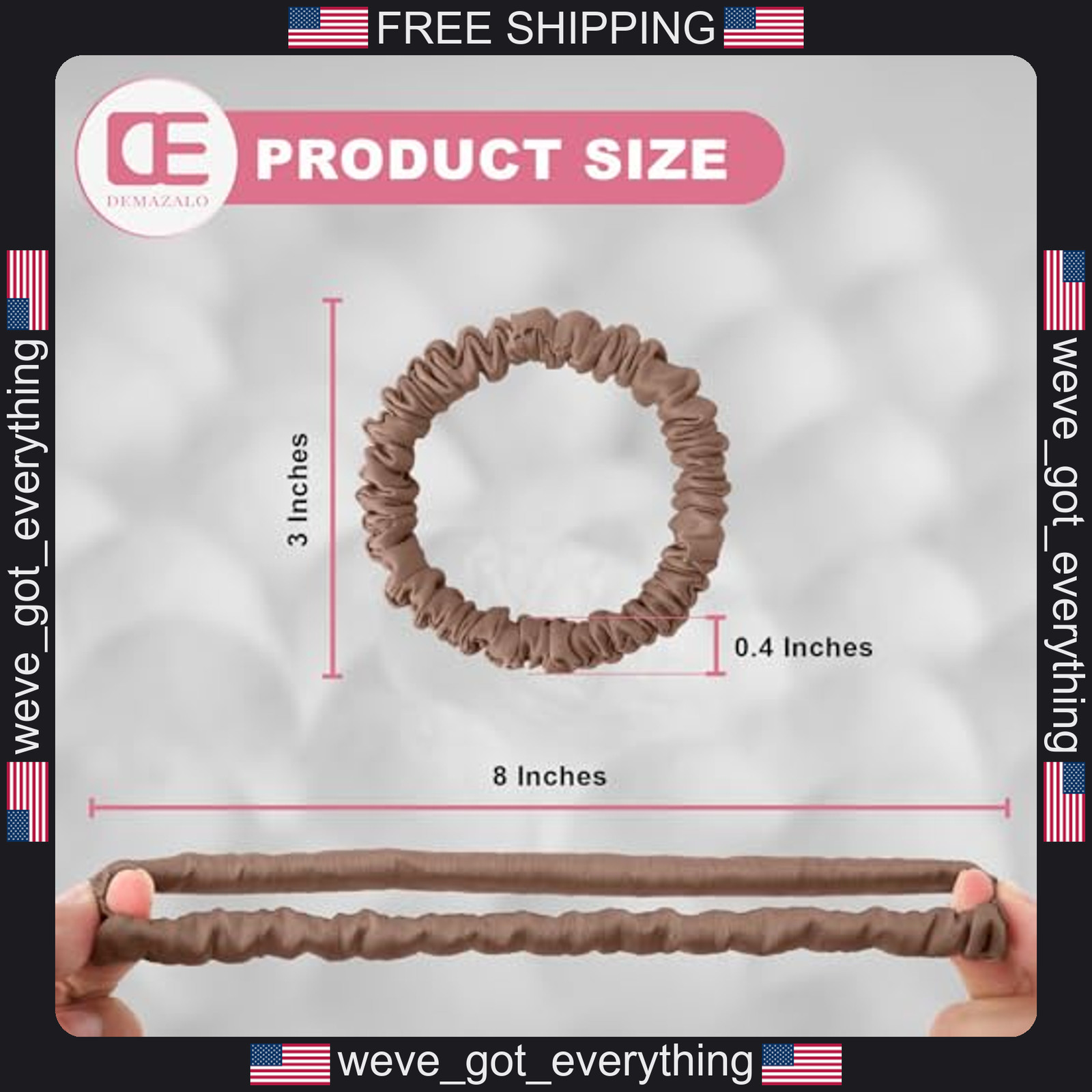 6 Pack Mulberry Silk Hair Ties for Women Girls – Gentle Hair Accessories
