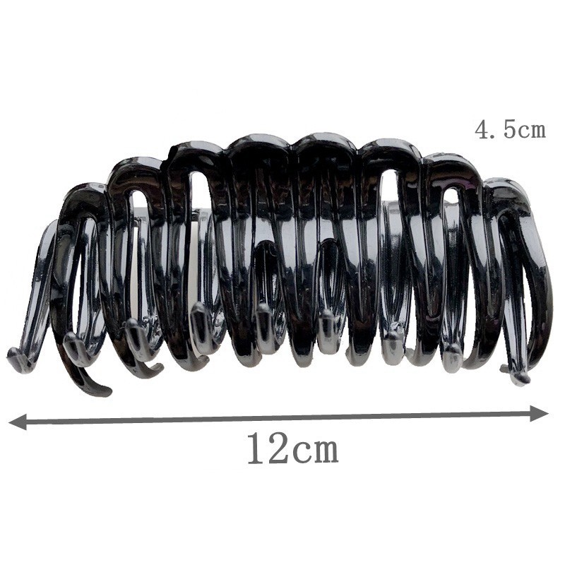 4 pcs Fashion Plastic Non slip Strong Hair Claw Clips 5″ Curly Stylish Big Larg
