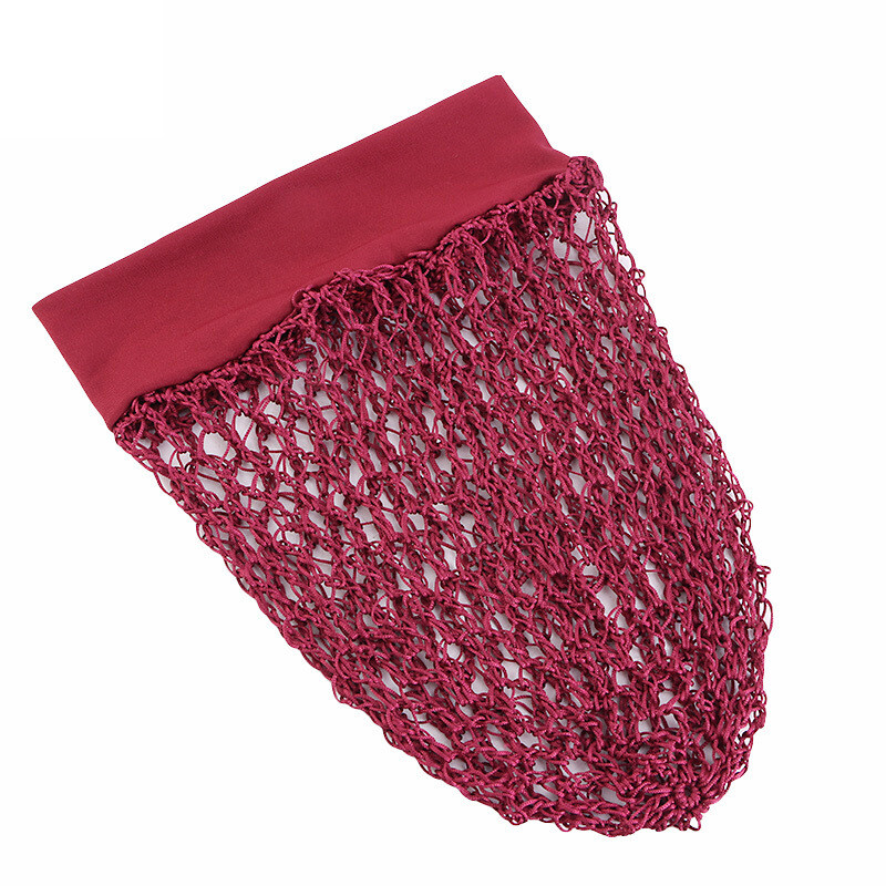 Women Mesh Hair Net Crochet Cap Cover Turban Fish Snood Sleeping Night Slouchy