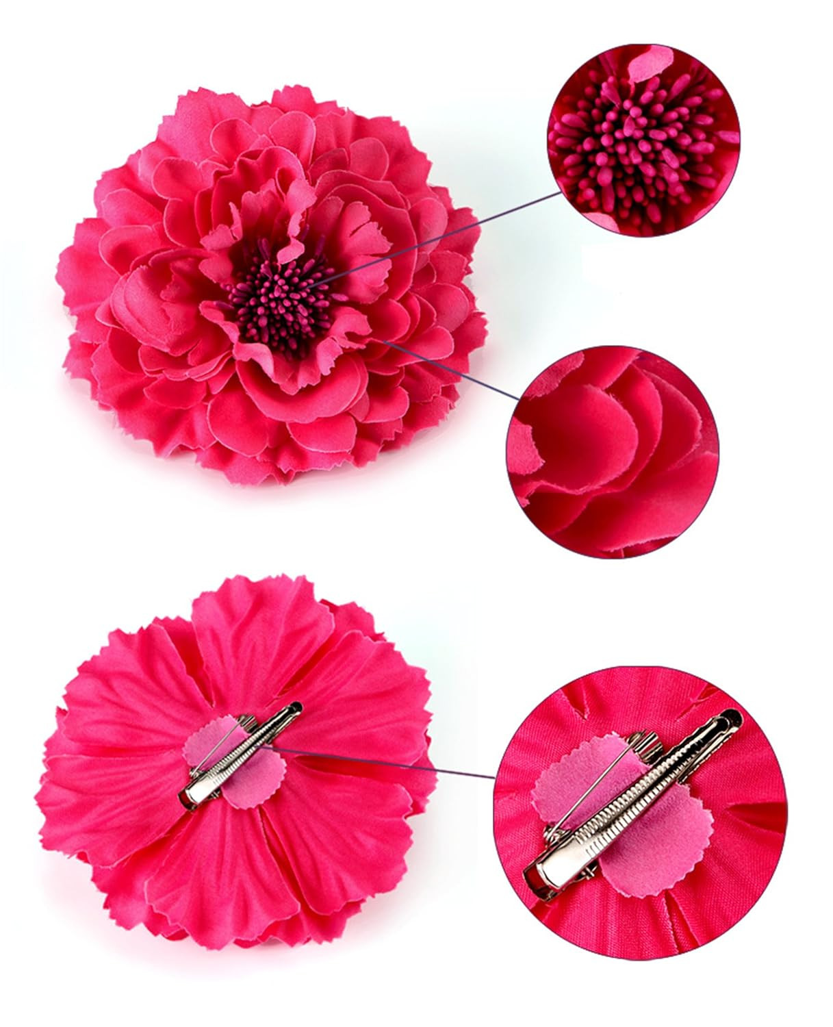 Hair Flower Clips Brooch Boutique Hair Accessories Bohemia Hairpins for Women Gi