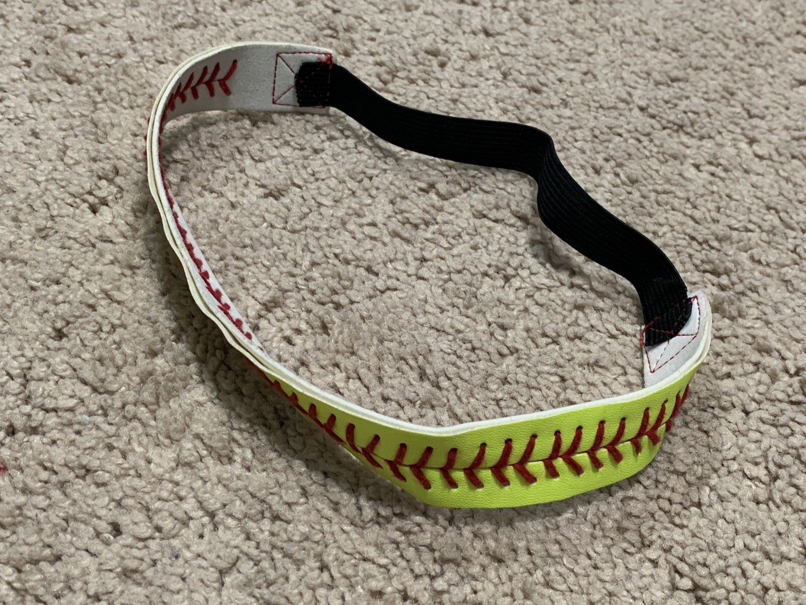 Softball Accessory Set of 2 Hair Band & Keychain New Without Tags