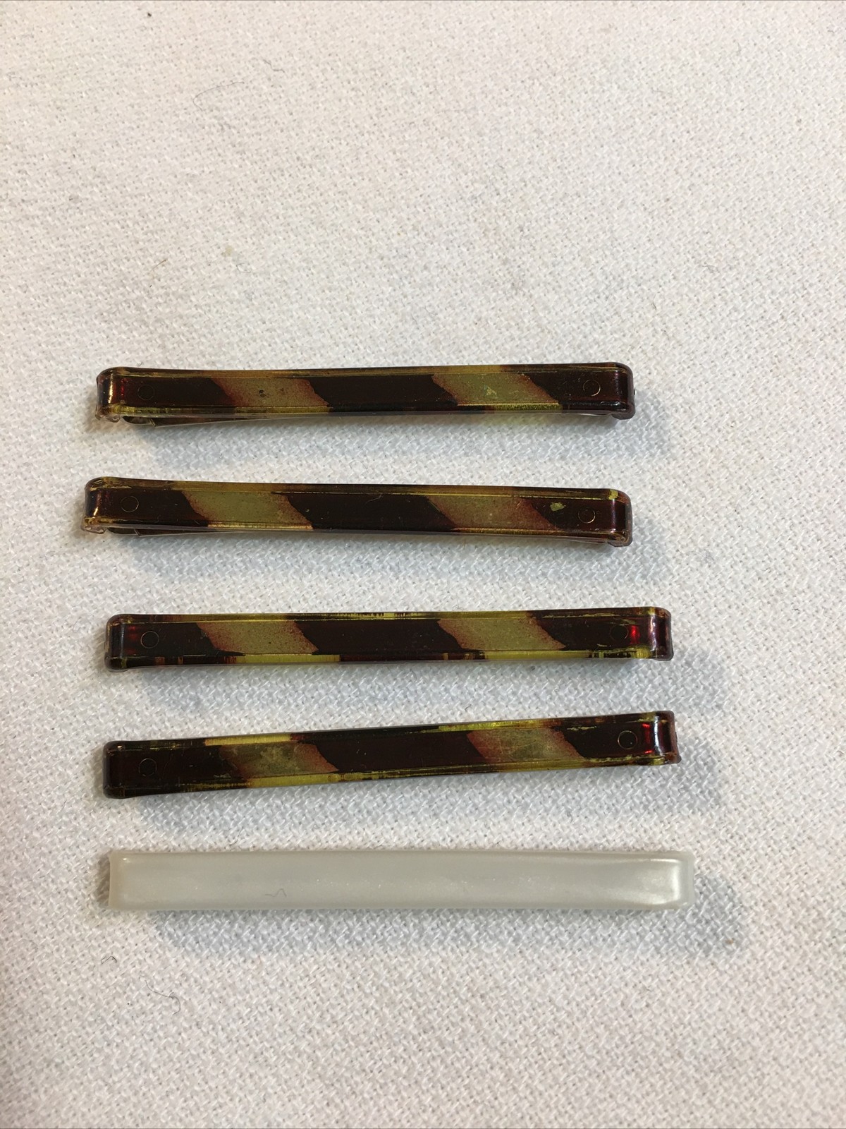 Vintage Stay Tight Clasp Clip Hair Barrettes 2″ Mixed Color 4x Goody Tortoise