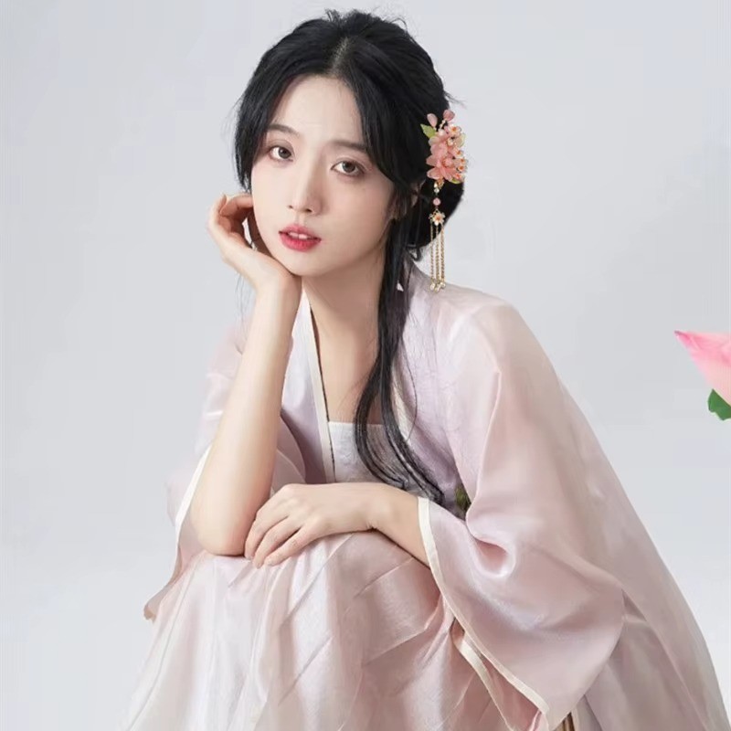 Hanfu hairpin Chinese Bridal Princess Flowers Hair Stick Accessories Gift