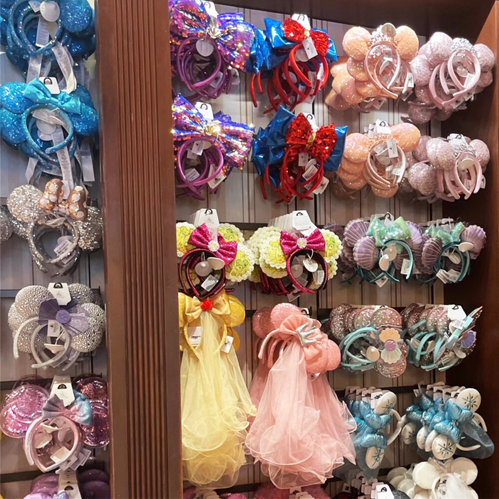 200+ Styles Disney* Parks Loungefly Sequin Minnie Ears Headband Magical Bow US