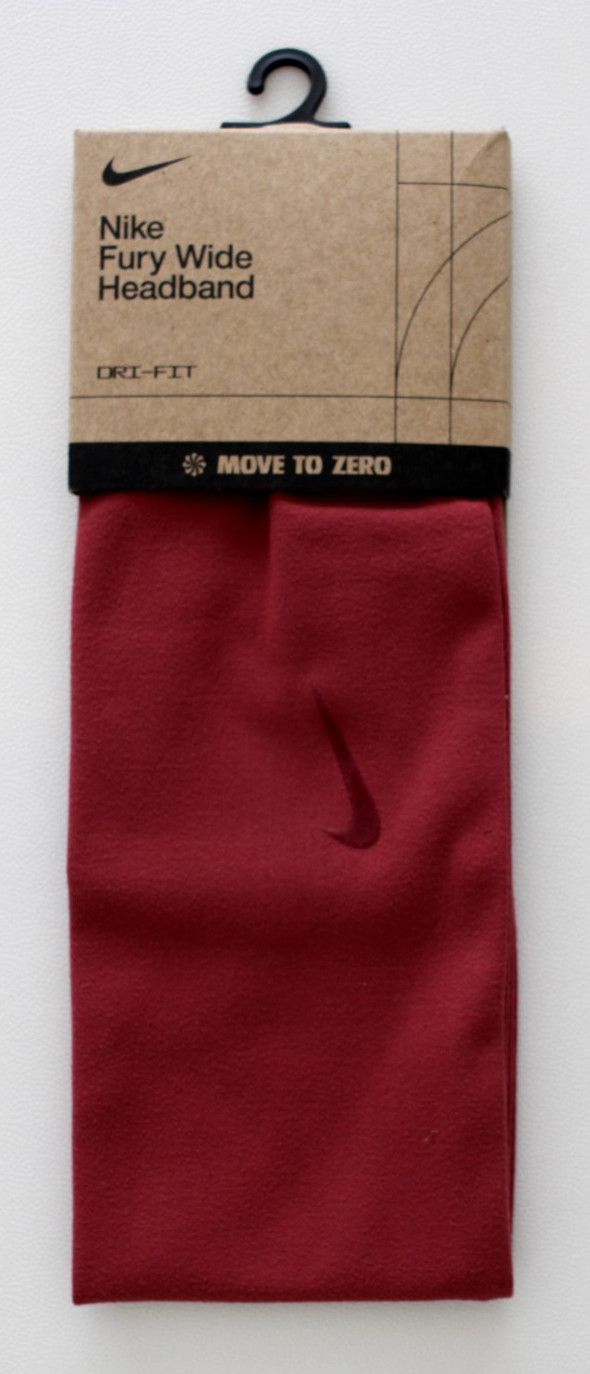 Nike Dri-Fit Fury Elevate Wide Headband Adult Pink Smoke