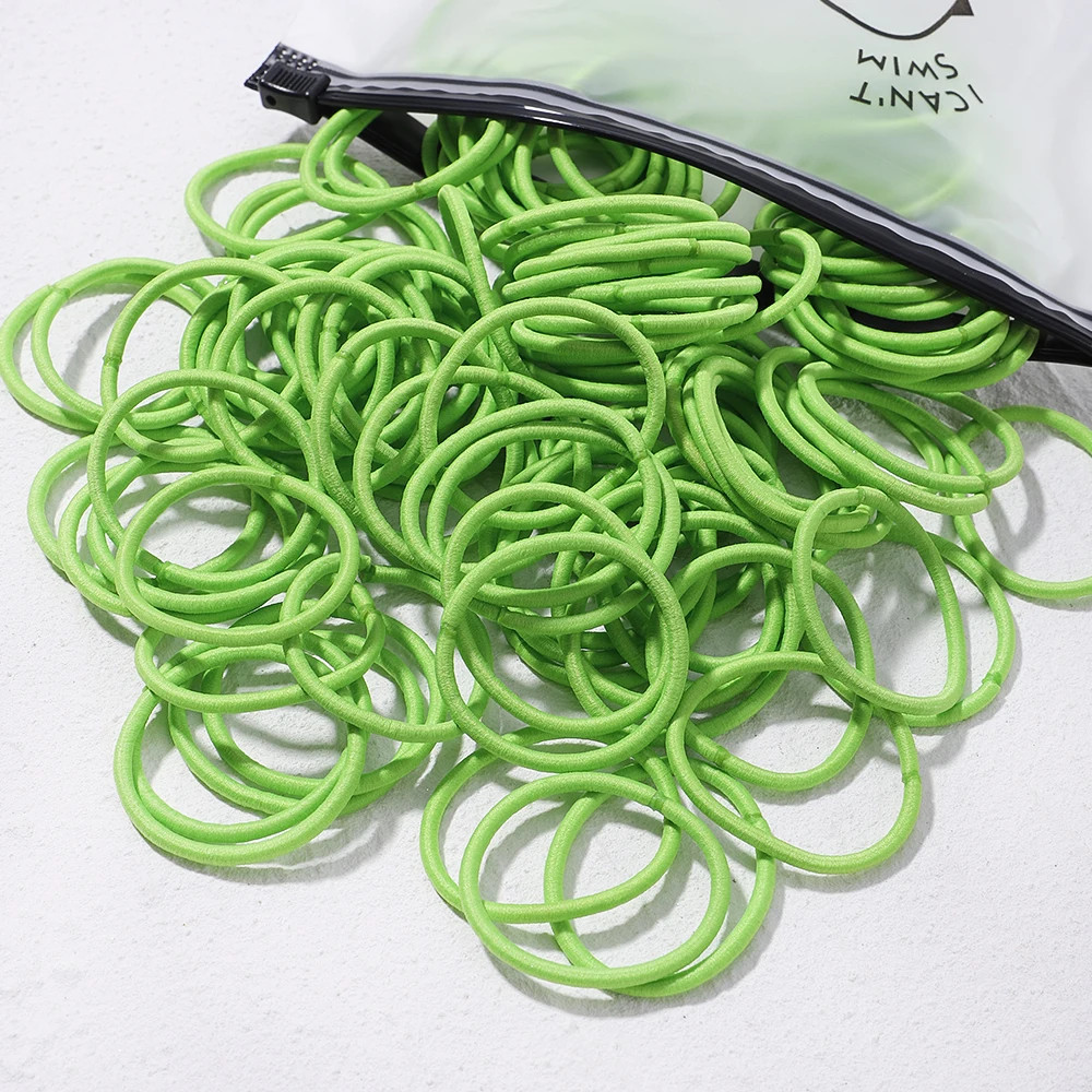 30/50/100 Pcs Girls Big Rubber Band Ponytail Holder Elastic Hair Bands Korean