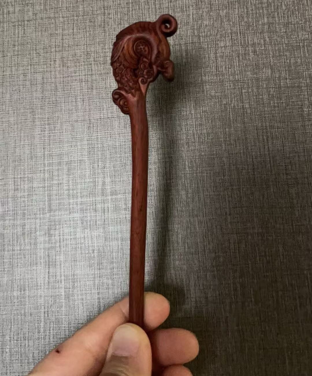 New Rosewood Phoenix Hair Stick Chinese Hanfu Hairpin For Women