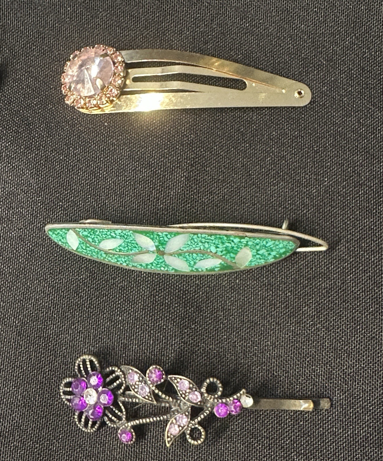 11 Vintage Barrettes & Bobby Pins & 11 Hair Clips A Fun Variety Of Designs L@@k!
