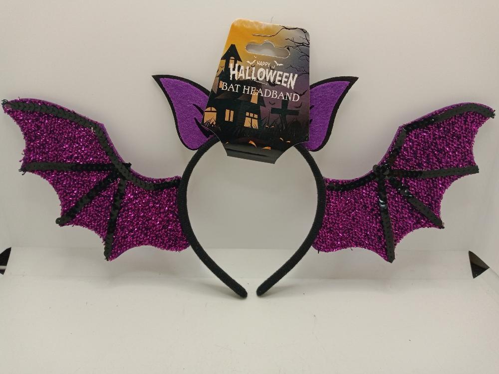 Happy Halloween Bat Headband