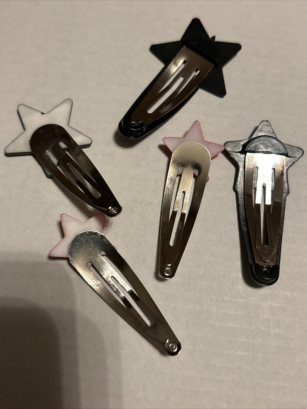 5 Assorted Hair Clip Punk Metal Hair Grip Women Hair Claw Star Accessories