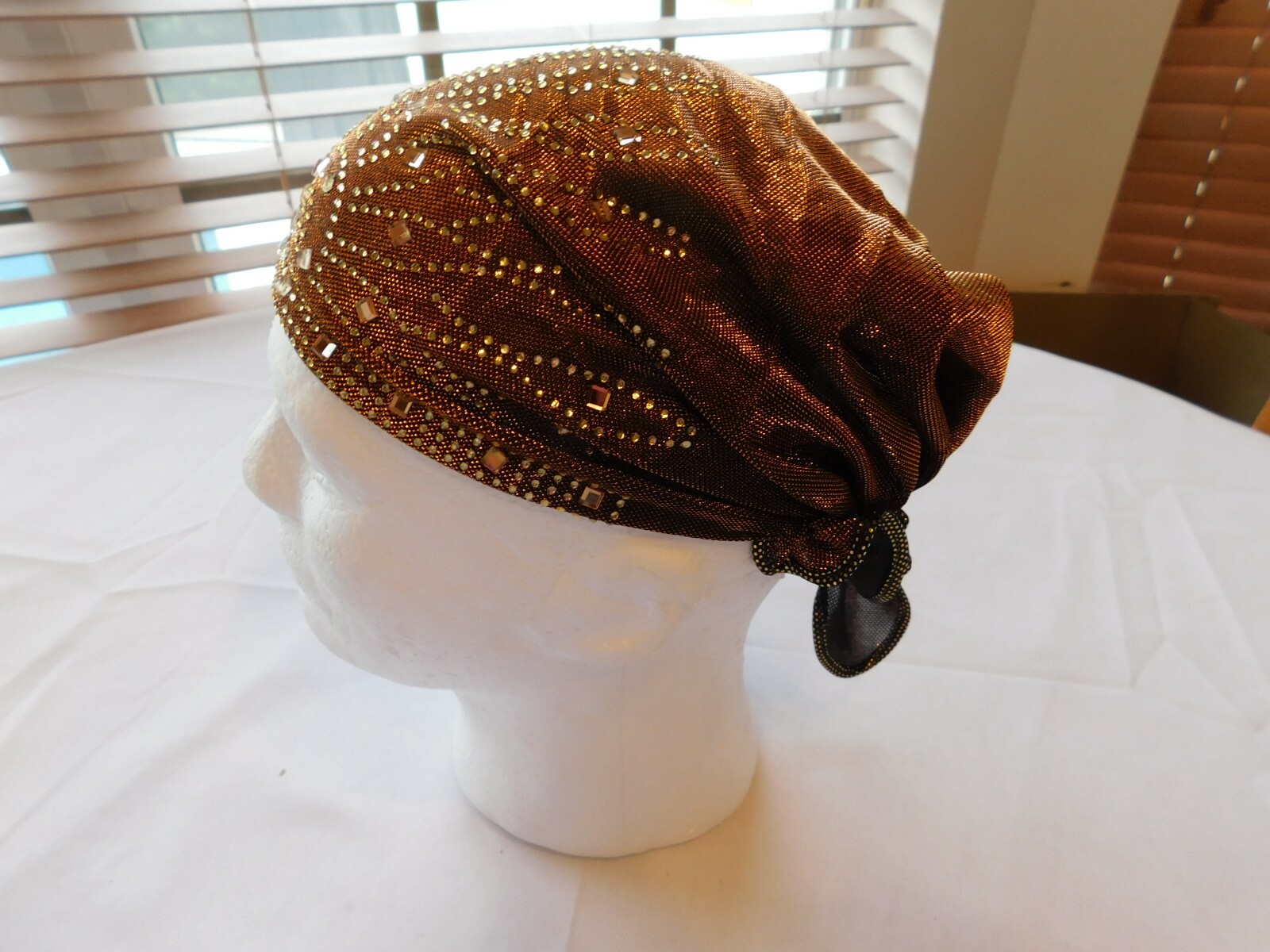 Unbranded Head Wraps Riders Wrap DuRag Bandana Chemo women’s ladies copper