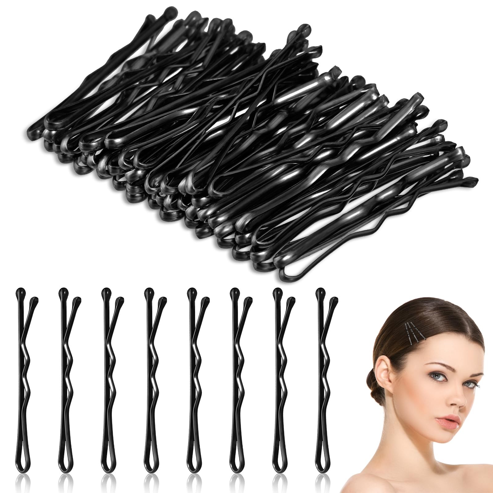 50pcs 3.5cm Bobby Pins, Hair Pin, Hair Clips Ladies Hair Clip Hair Clips…