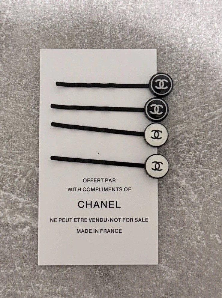 Chanel Beauty Hairclip Authentic Vip Gift 4 Pcs
