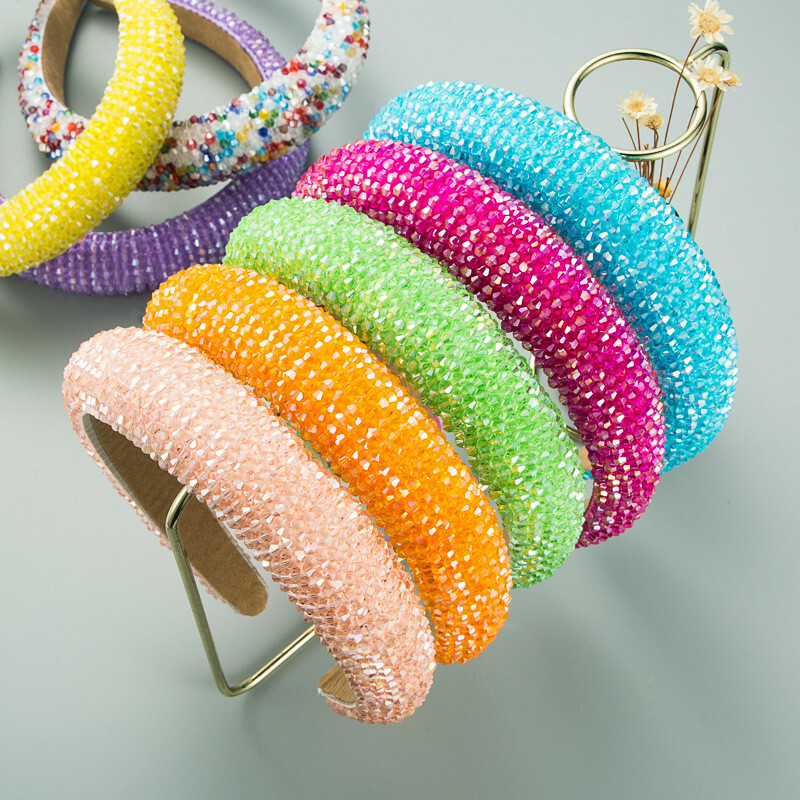 Women’s Luxury Glitter Headband – Shiny Hair Accessories Crystal Rhinestone