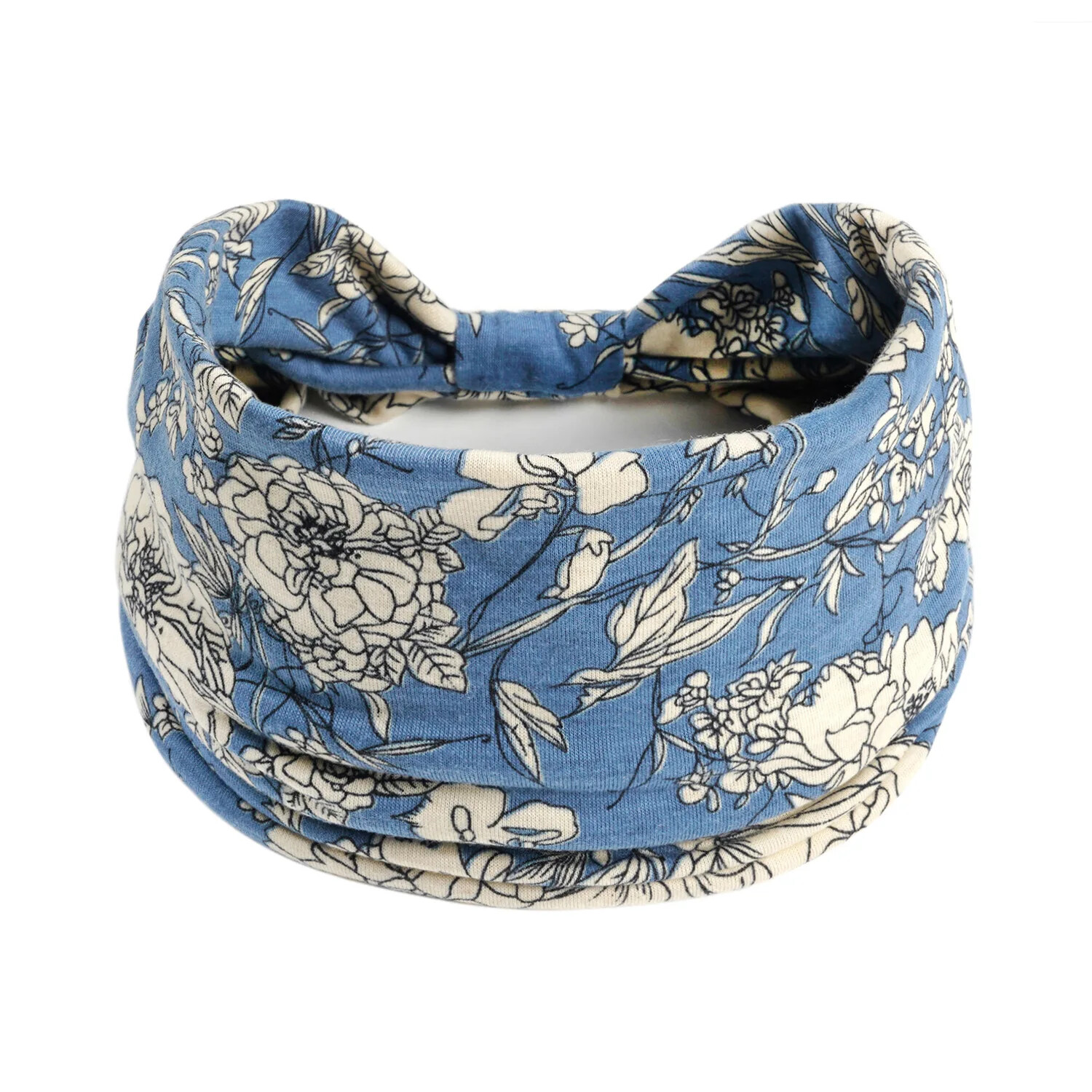 Bohemian Headbands for Women Cashew Flower Head Band Yoga Sports Hairband wide