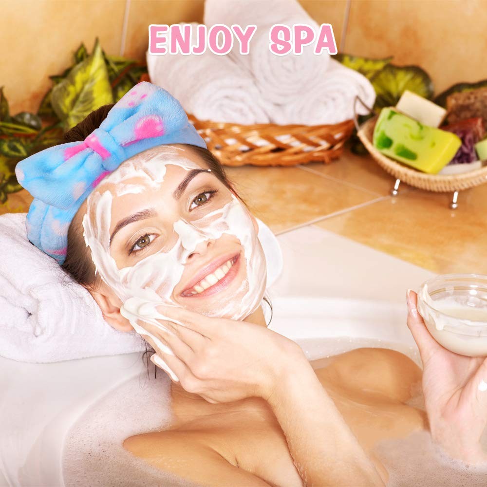 8 Pcs Spa Headbands for Women Facial Makeup Headband Stocking Stuffers For Women