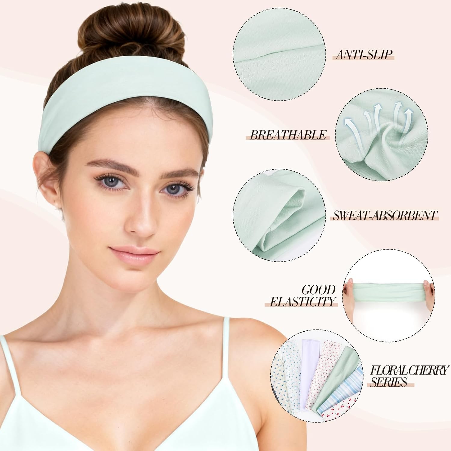 Flower Headbands for Music Festival Outfits, Cute Headbands for Teen Girls Daily